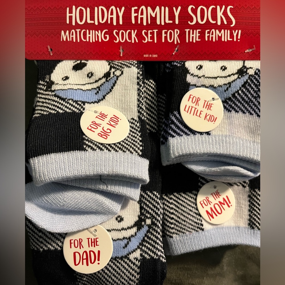 Holiday‎ Family Socks. NWT